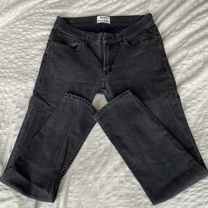 ACNE STUDIOS men’s dark grey jeans / size 33/32